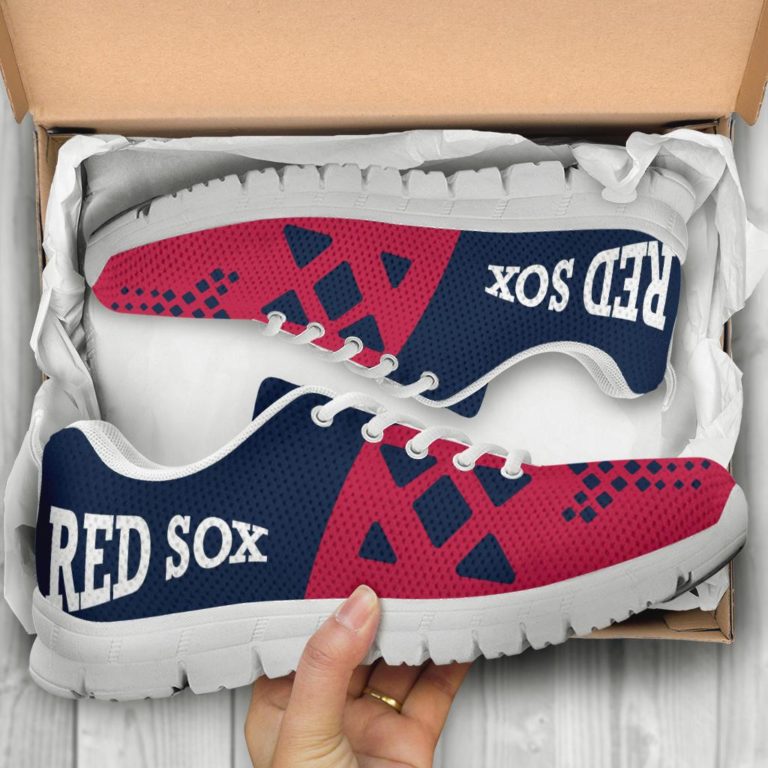 MLB Boston Red Sox Breathable Running Shoes – Sneakers RBSNK213