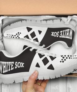 MLB Chicago White Sox Breathable Running Shoes RBSNK213