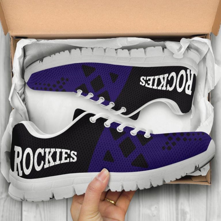 MLB Colorado Rockies Breathable Running Shoes RBSNK213