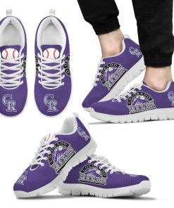 MLB Colorado Rockies Breathable Sport Shoes – Sneakers