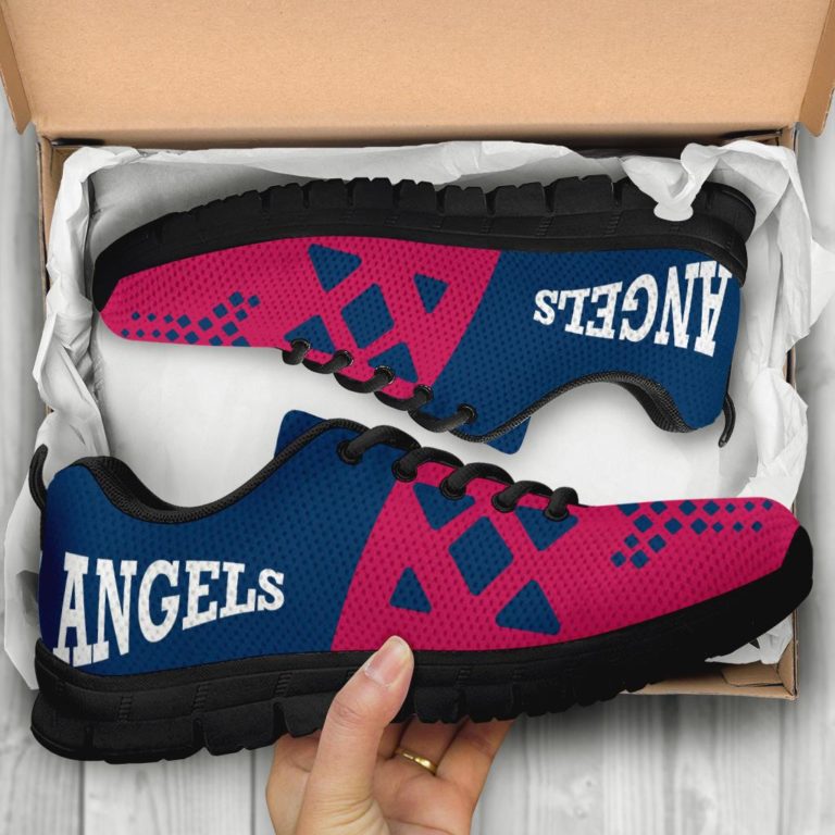 MLB Los Angeles Angels Breathable Running Shoes – Sneakers RBSNK213