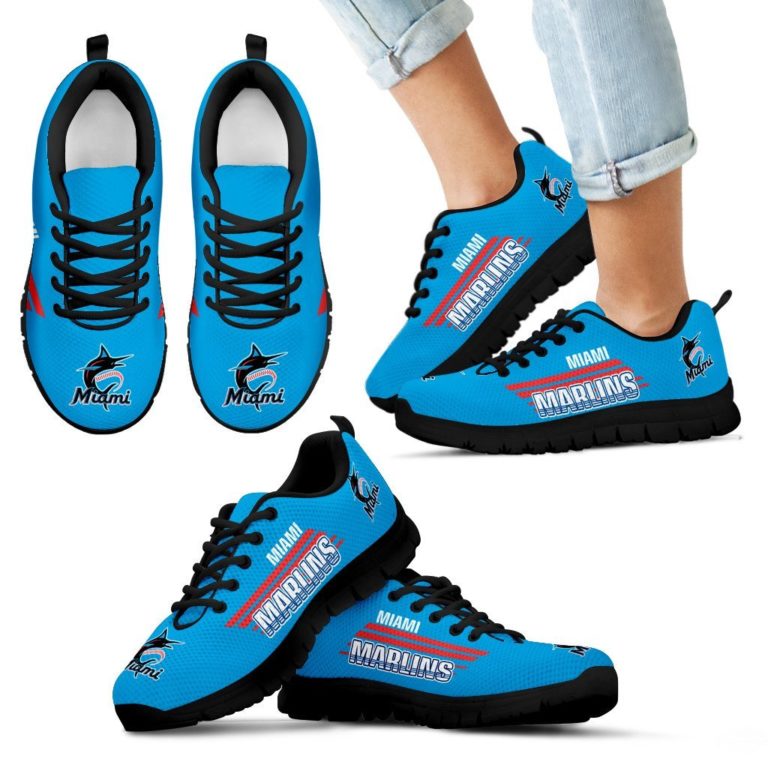 MLB Miami Marlins Breathable Running Shoes