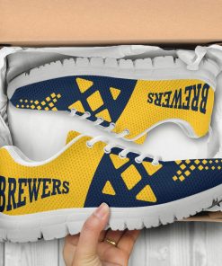 MLB Milwaukee Brewers Breathable Running Shoes RBSNK213