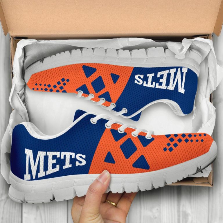 MLB New York Mets Breathable Running Shoes RBSNK213
