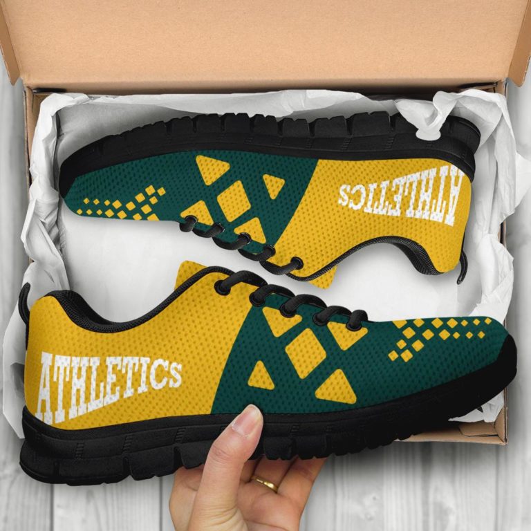 MLB Oakland Athletics Breathable Running Shoes RBSNK213