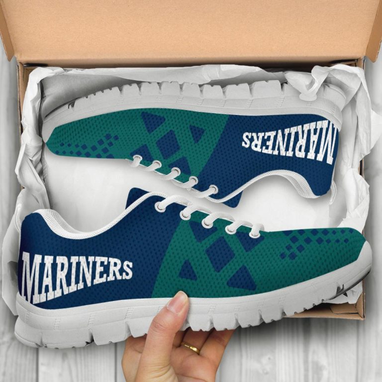 MLB Seattle Mariners Breathable Running Shoes – Sneakers RBSNK213