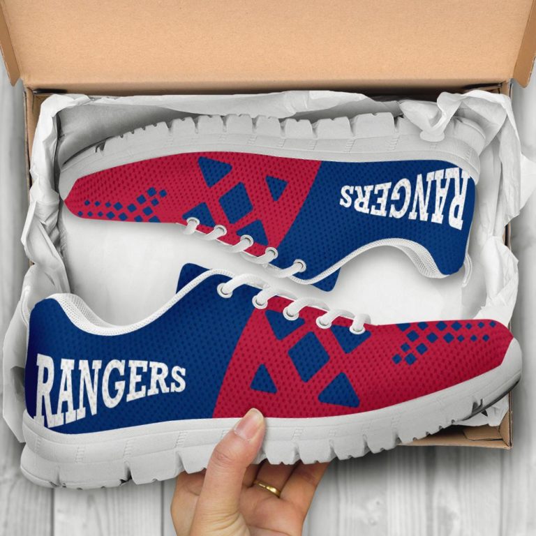 MLB Texas Rangers Breathable Running Shoes RBSNK213