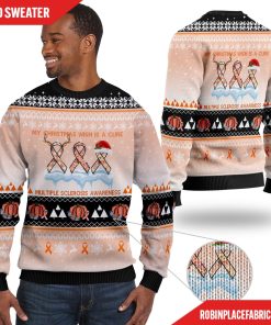 My Christmas Wish Is A Cure Multiple Sclerosis Awareness Ugly Sweater
