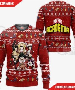 My Hero Academia Ugly Christmas Sweater Anime Custom Xmas Gift VA09