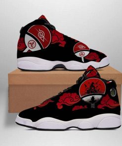 Naruto Anime Itachi Uchiha Air Jordan 13 Shoes – Custom JD13 Sneakers