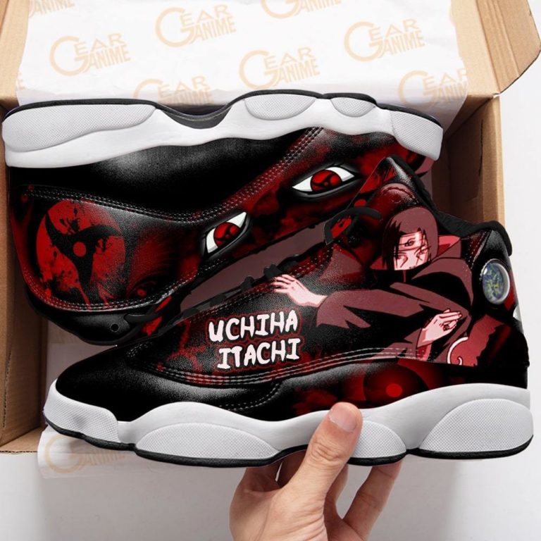 Naruto Anime Itachi Uchiha Air Jordan 13 Shoes – JD13 Sneakers
