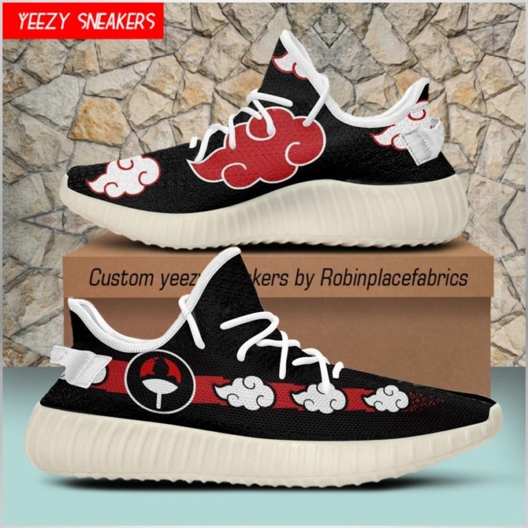 Naruto Anime Itachi Uchiha Yeezy Boost Sneakers