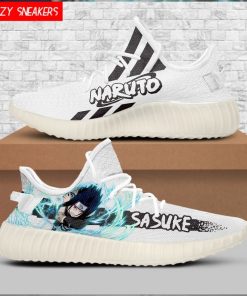 Naruto Anime Sasuke Uchiha Yeezy Sneakers Boost