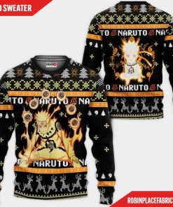 Naruto Bijuu Ugly Christmas Sweater Custom Naruto Anime Xmas Gifts