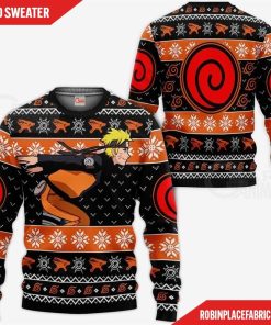 Naruto Running Ugly Christmas Sweater Naruto Anime Xmas Gift