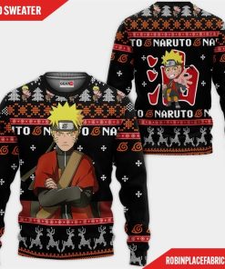 Naruto Sage Ugly Christmas Sweater Custom Naruto Anime Xmas Gifts