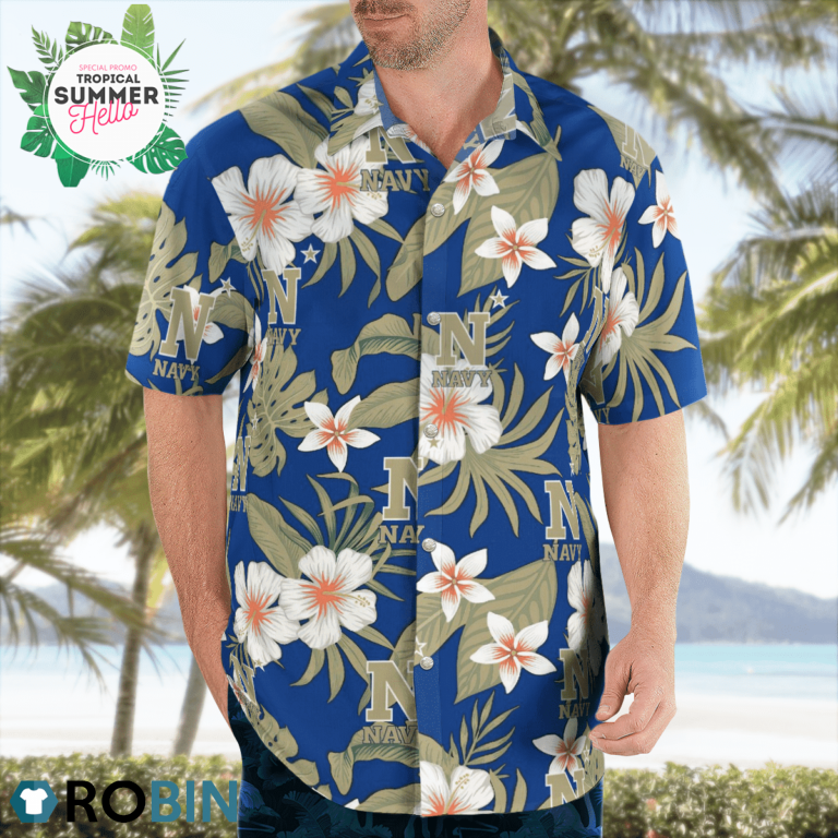 Navy Midshipmen Hawaiian Shirts