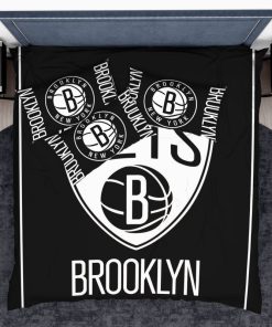 NBA Brooklyn Nets Bedding Comforter Set – Duvet cover and Pillow Case