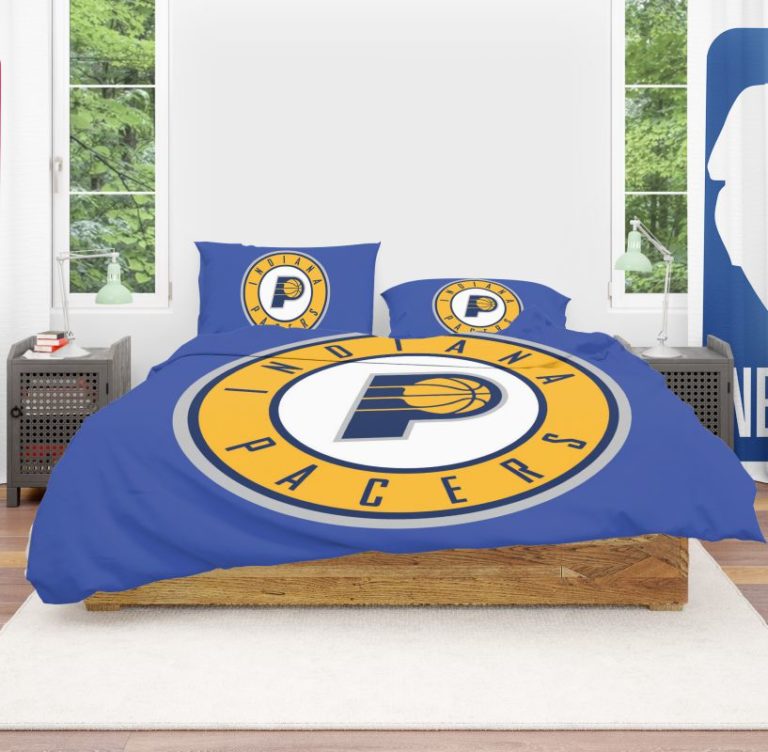 NBA Indiana Pacers Bedding Comforter Set – Duvet cover and Pillow Case