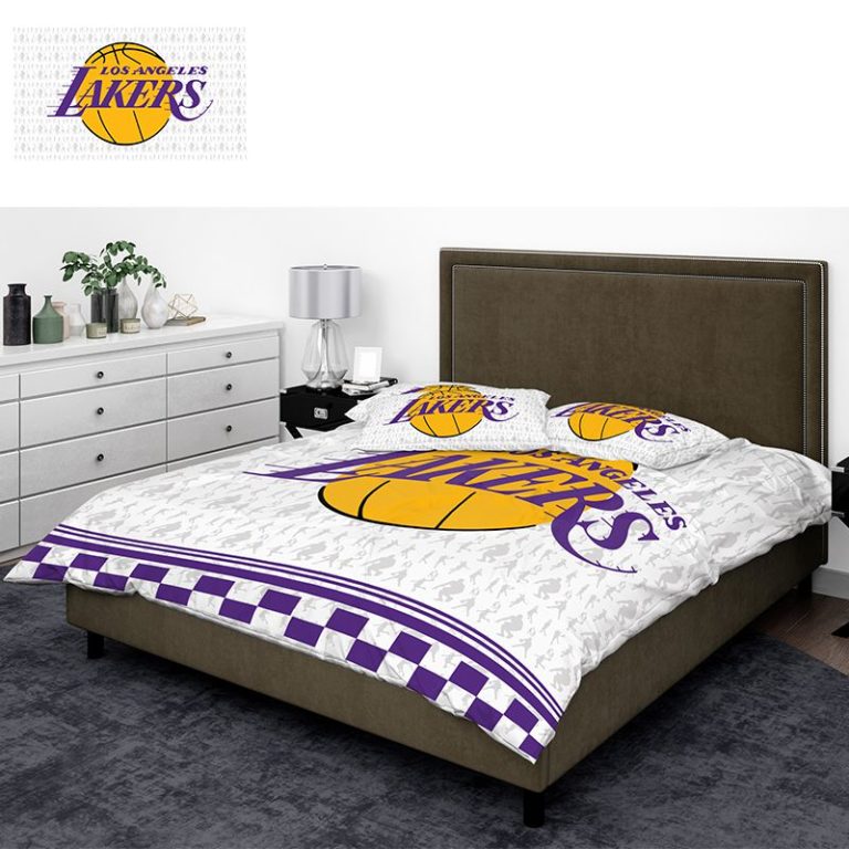NBA Los Angeles Lakers Bedding Comforter Set – Duvet cover and Pillow Case