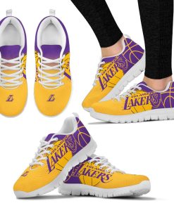 NBA Los Angeles Lakers Breathable Running Shoes RBSNK211