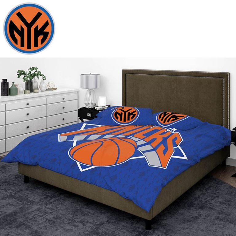 NBA New York Knicks Bedding Comforter Set – Duvet cover and Pillow Case