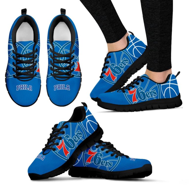 NBA Philadelphia 76ers Breathable Running Shoes – Sneakers