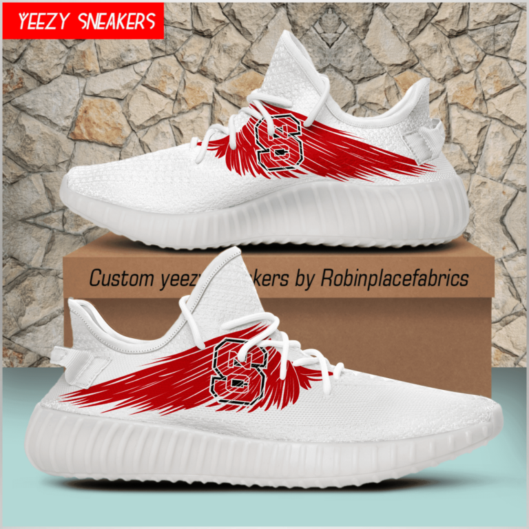 NC State Wolfpack Yeezy Boost Sneakers
