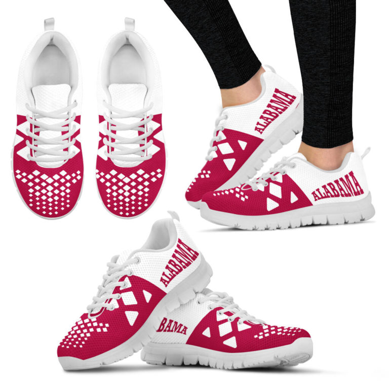 NCAA Alabama Crimson Tide Breathable Running Shoes RBSNK214