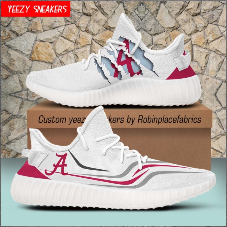 NCAA Alabama Crimson Tide Yeezy Sneakers Boost