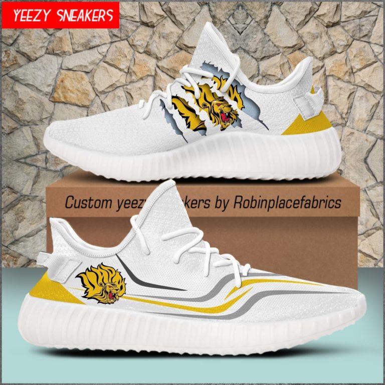 NCAA Arkansas Pine Bluff Golden Lions Yeezy Sneakers Boost