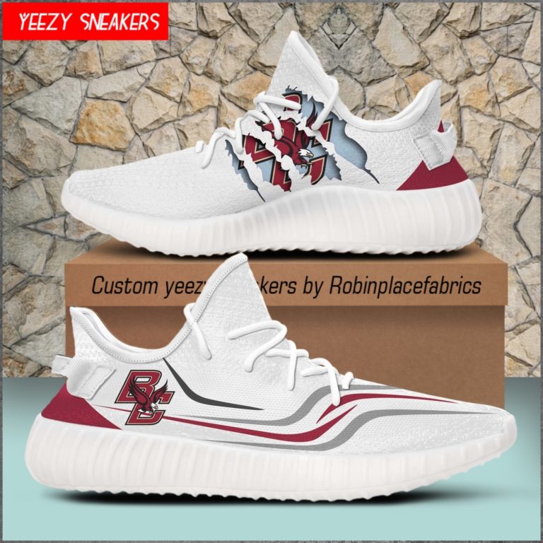 NCAA Boston College Eagles Yeezy Sneakers Boost