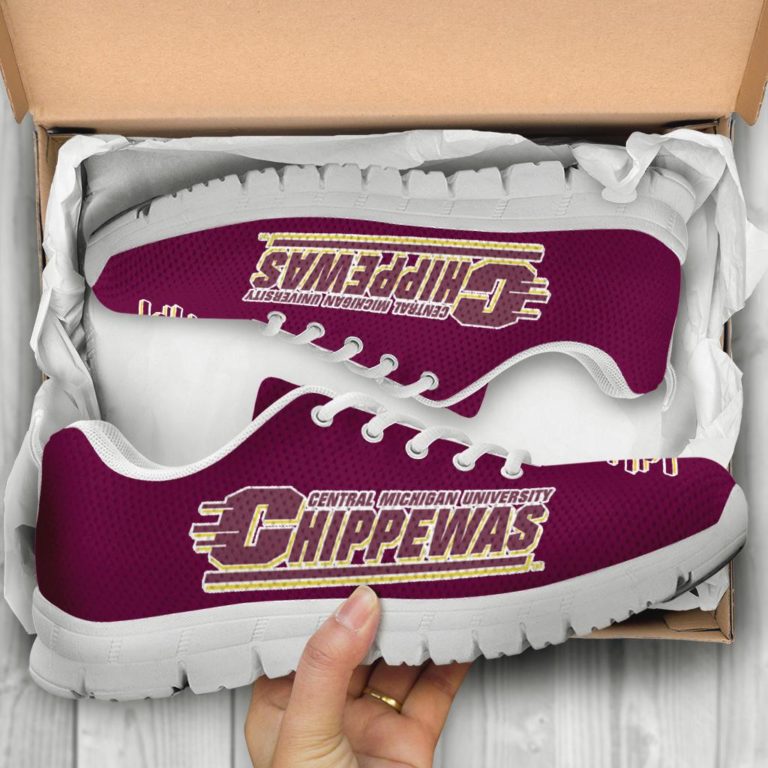 Central Michigan Chippewas Breathable Running Shoes