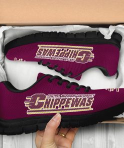 Central Michigan Chippewas Breathable Running Shoes Central Michigan Chippewas Breathable Running Shoes
