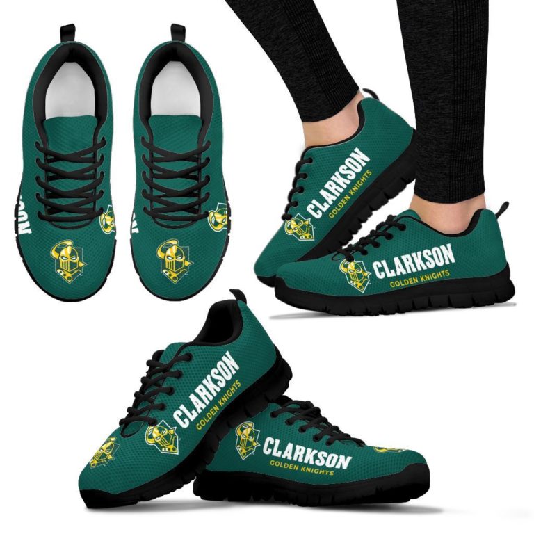 NCAA Clarkson Golden Knights Breathable Running Shoes