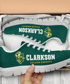 NCAA Clarkson Golden Knights Breathable Running Shoes