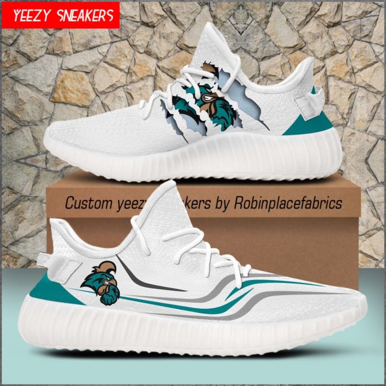 NCAA Coastal Carolina Chanticleers Yeezy Sneakers Boost