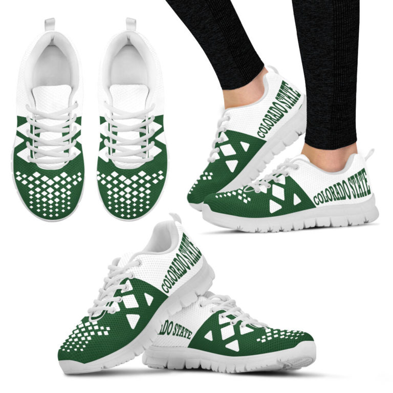 NCAA Colorado State Rams Breathable Running Shoes RBSNK214