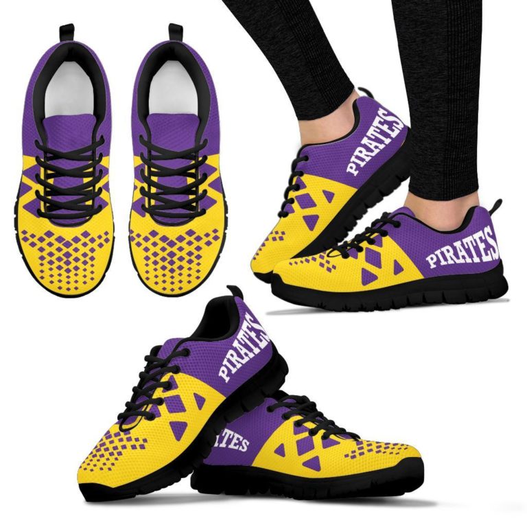 NCAA East Carolina Pirates Breathable Running Shoes RBSNK214