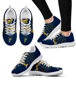 NCAA FIU Golden Panthers Breathable Running Shoes