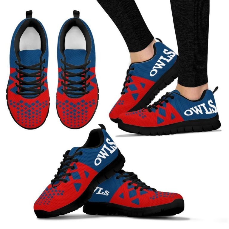 NCAA Florida Atlantic Owls Breathable Running Shoes RBSNK214