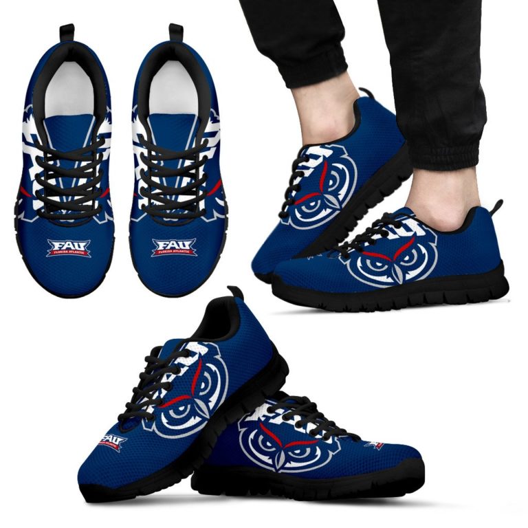 NCAA Florida Atlantic Owls Breathable Sport Shoes – Sneakers