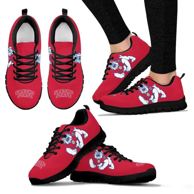 NCAA Fresno State Bulldogs Breathable Sport Shoes