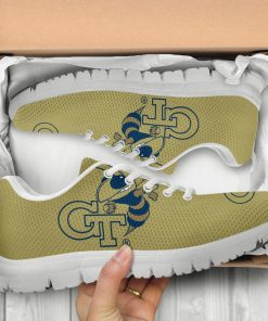 GA Tech Yellow Jackets Breathable Running Shoes GA Tech Yellow Jackets Breathable Running Shoes