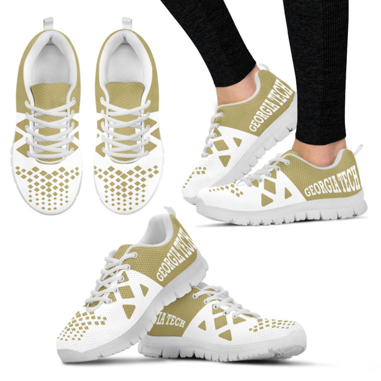Georgia Tech Yellow Jackets Breathable Running Shoes RBSNK214