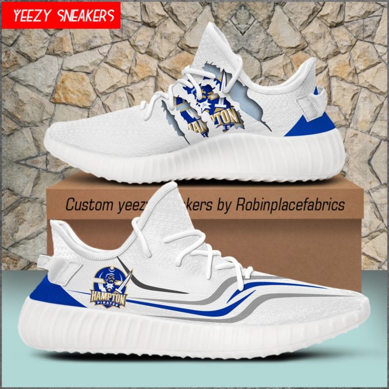 NCAA Hampton Pirates Yeezy Sneakers Boost