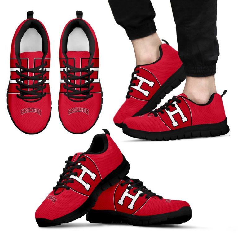 Harvard Crimson Breathable Running Shoes