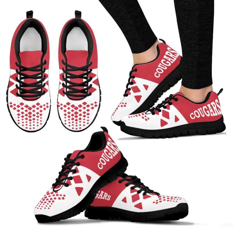 NCAA Houston Cougars Breathable Running Shoes RBSNK217