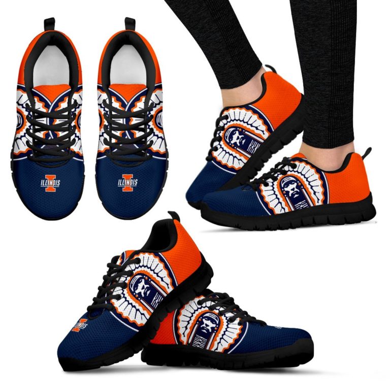 Illinois Fighting Illini Breathable Running Shoes