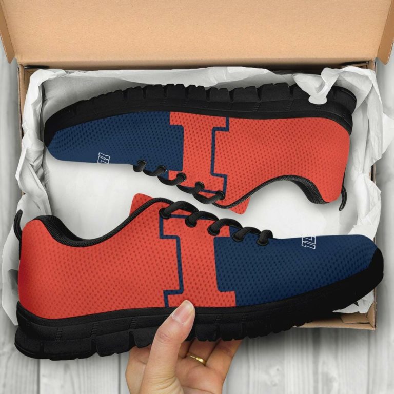 Illinois Fighting Illini Breathable Running Shoes – Sneakers